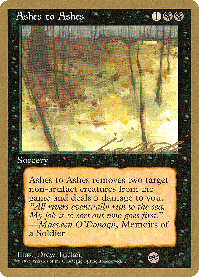 Ashes to Ashes (Leon Lindback) (SB) [Pro Tour Collector Set] | Total Play