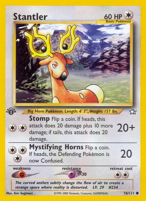 Stantler (76/111) [Neo Genesis 1st Edition] | Total Play