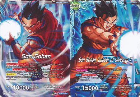 Son Gohan // Son Gohan, Leader of Universe 7 (TB1-025) [The Tournament of Power] | Total Play