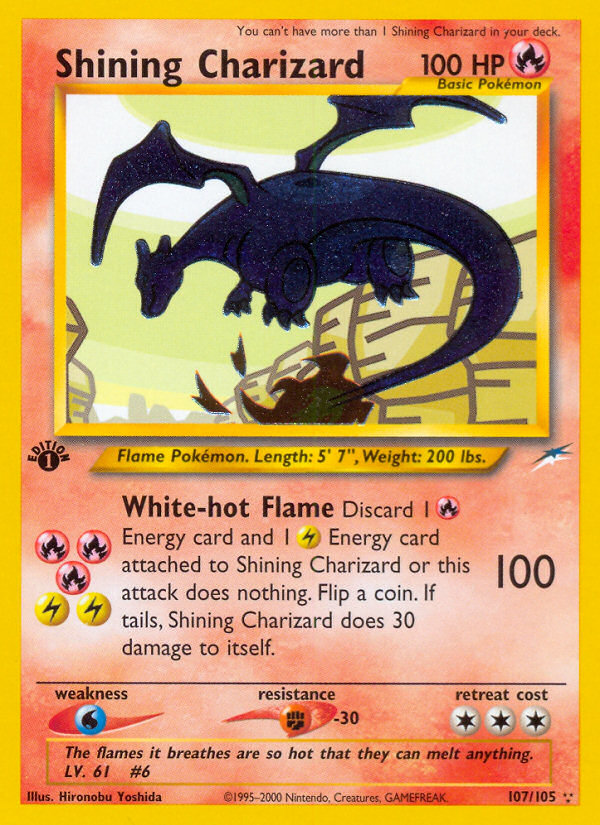 Shining Charizard (107/105) [Neo Destiny 1st Edition] | Total Play