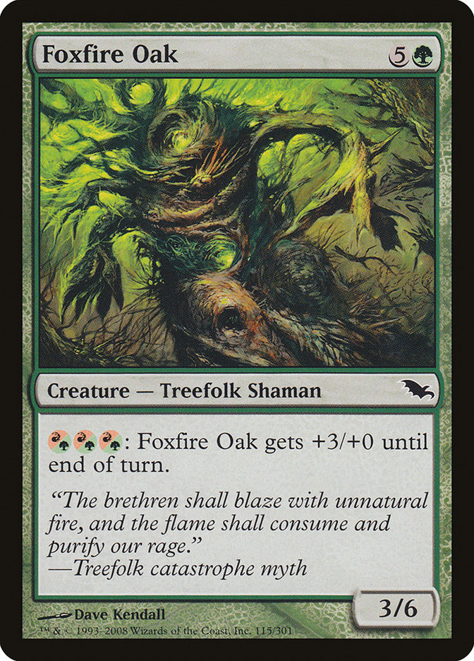 Foxfire Oak [Shadowmoor] | Total Play