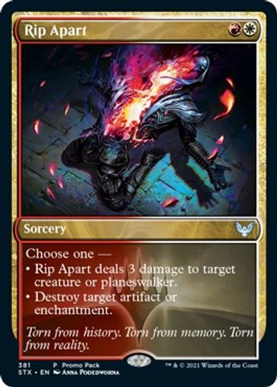 Rip Apart (Promo Pack) [Strixhaven: School of Mages Promos] | Total Play