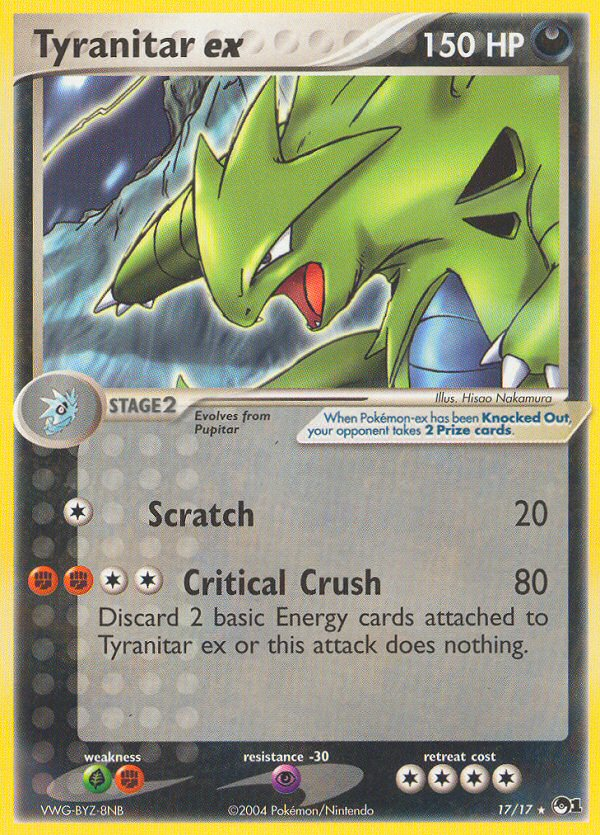 Tyranitar ex (17/17) [POP Series 1] | Total Play