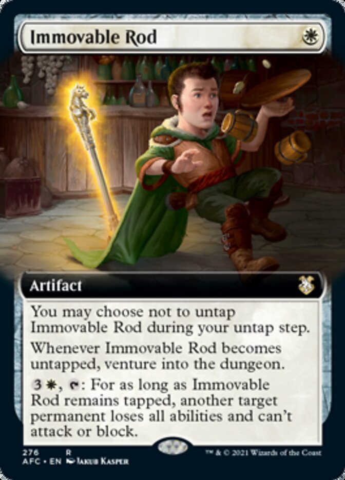 Immovable Rod (Extended Art) [Dungeons & Dragons: Adventures in the Forgotten Realms Commander] | Total Play