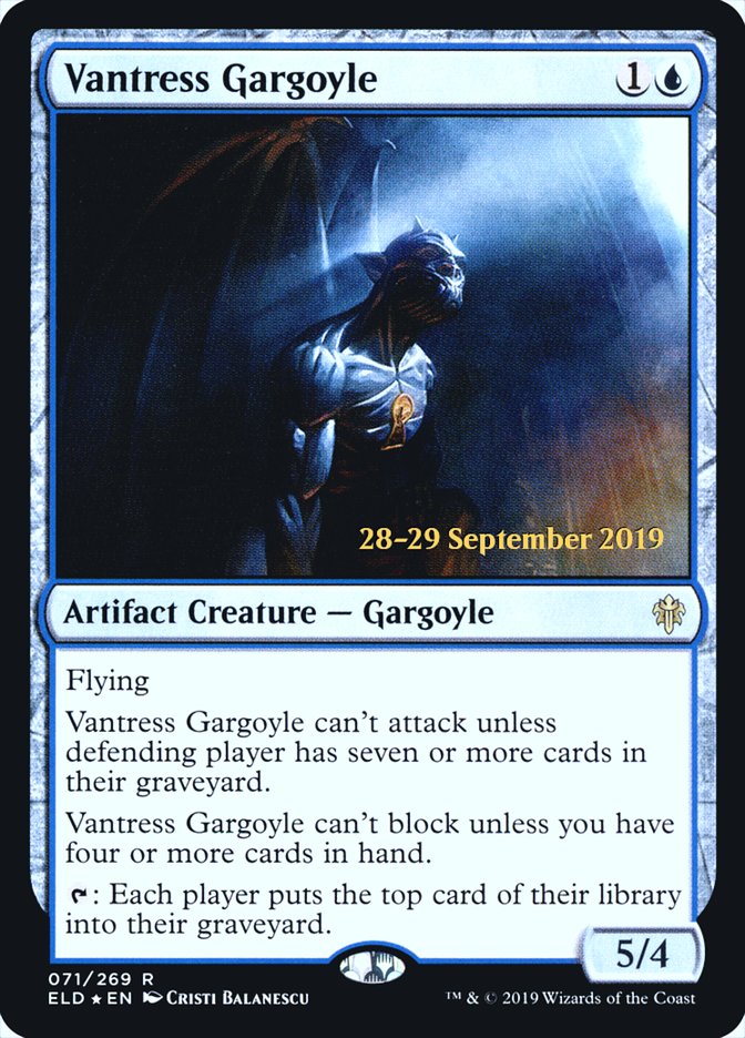 Vantress Gargoyle [Throne of Eldraine Prerelease Promos] | Total Play