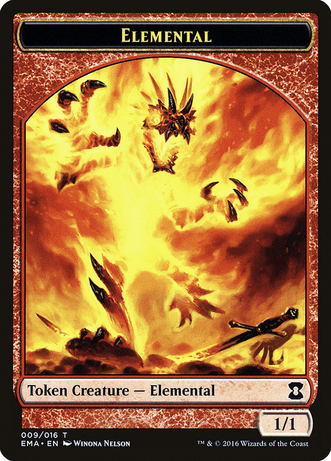 Elemental Token (009/016) [Eternal Masters Tokens] | Total Play