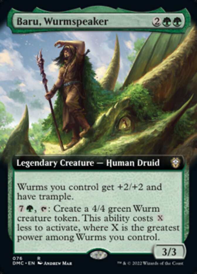 Baru, Wurmspeaker (Extended Art) [Dominaria United Commander] | Total Play