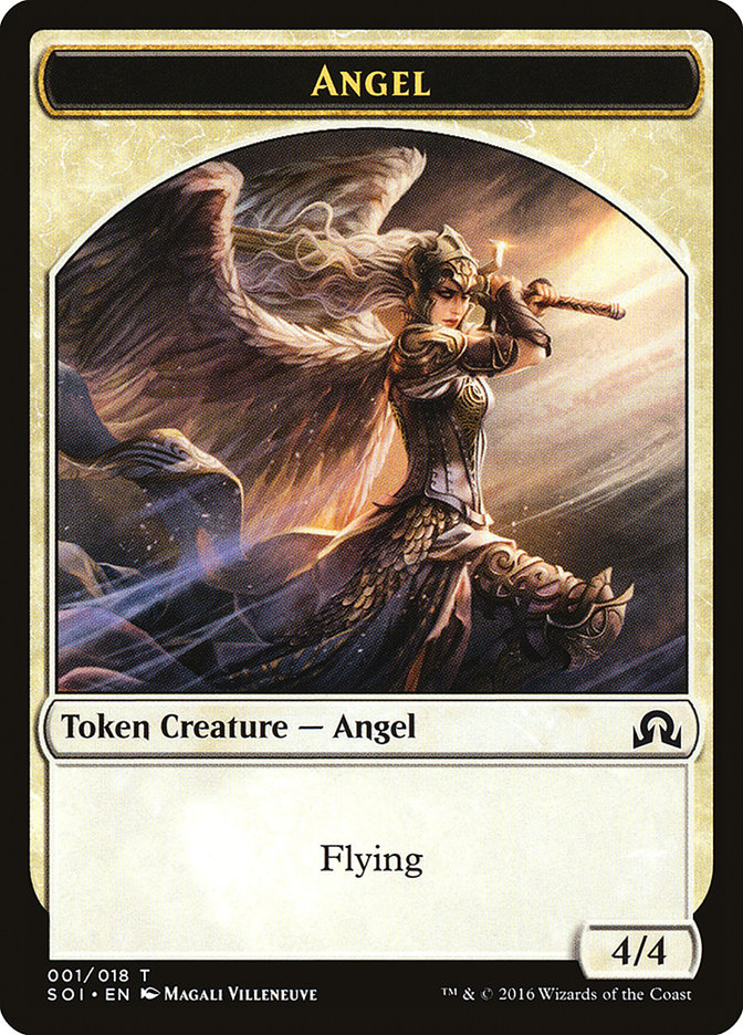 Angel Token [Shadows over Innistrad Tokens] | Total Play