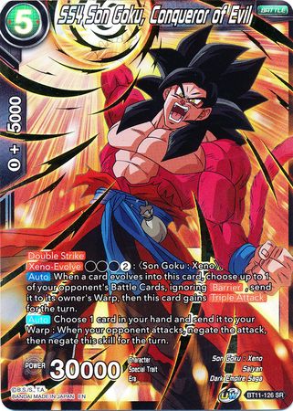 SS4 Son Goku, Conqueror of Evil (BT11-126) [Vermilion Bloodline] | Total Play