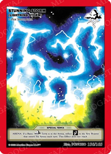 Stunning Storm (Lightning Storm) [Cryptid Nation: Wilderness] | Total Play