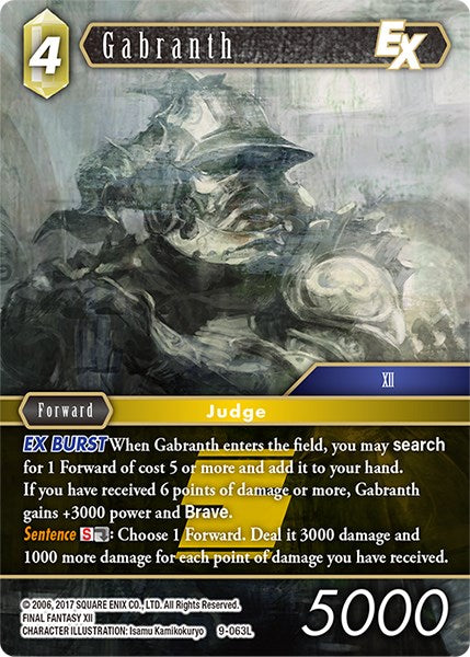 Gabranth EX [Opus IX] | Total Play