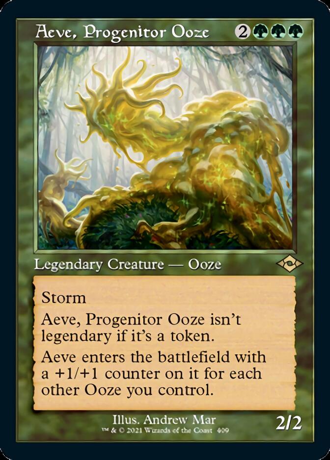 Aeve, Progenitor Ooze (Retro Foil Etched) [Modern Horizons 2] | Total Play