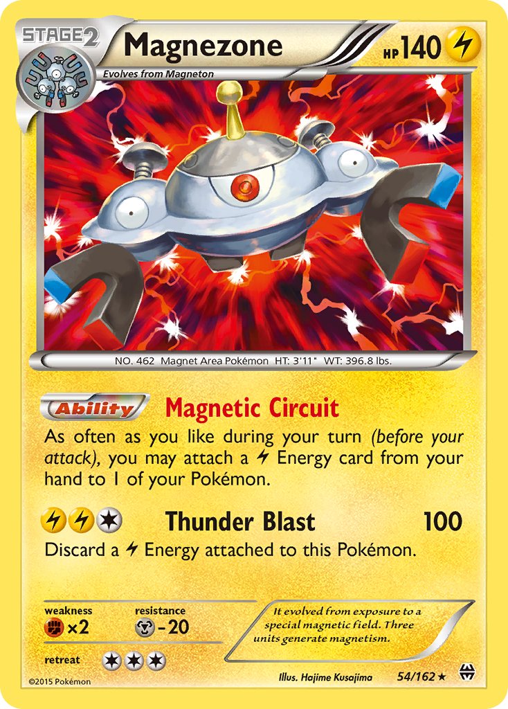 Magnezone (54/162) (Theme Deck Exclusive) [XY: BREAKthrough] | Total Play