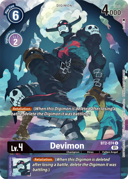 Devimon [BT2-074] (Alternate Art) [Release Special Booster Ver.1.0] | Total Play