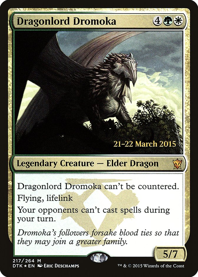 Dragonlord Dromoka [Dragons of Tarkir Prerelease Promos] | Total Play