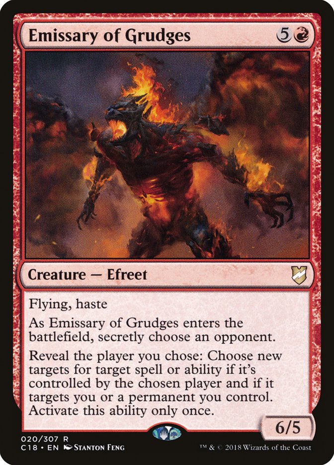 Emissary of Grudges [Commander 2018] | Total Play