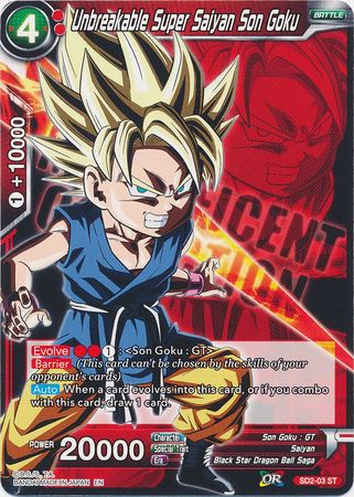 Unbreakable Super Saiyan Son Goku (SD2-03) [Magnificent Collection Fusion Hero] | Total Play