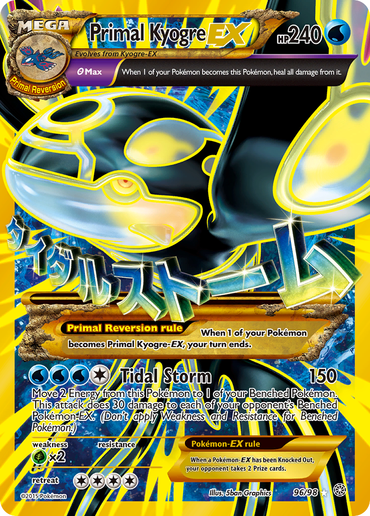 Primal Kyogre EX (96/98) [XY: Ancient Origins] | Total Play