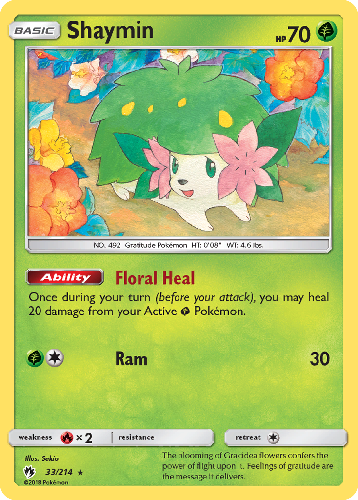 Shaymin (33/214) [Sun & Moon: Lost Thunder] | Total Play