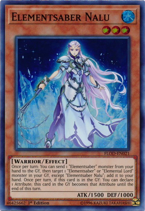 Elementsaber Nalu [FLOD-EN021] Super Rare | Total Play