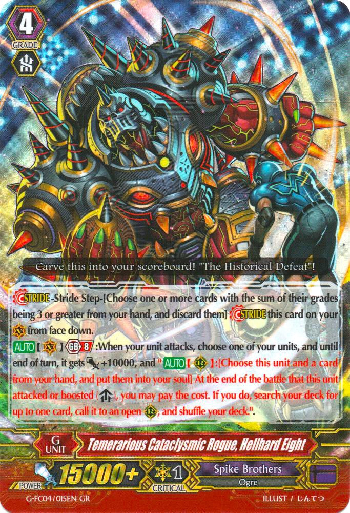 Temerarious Cataclysmic Rogue, Hellhard Eight (G-FC04/015EN) [Fighters Collection 2017] | Total Play