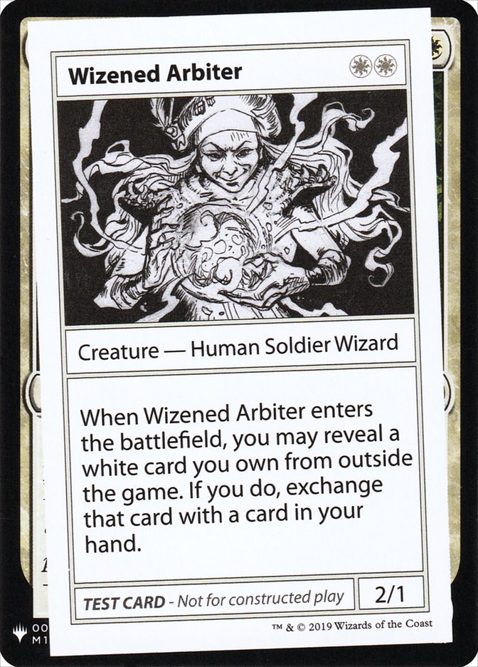 Wizened Arbiter [Mystery Booster Playtest Cards] | Total Play