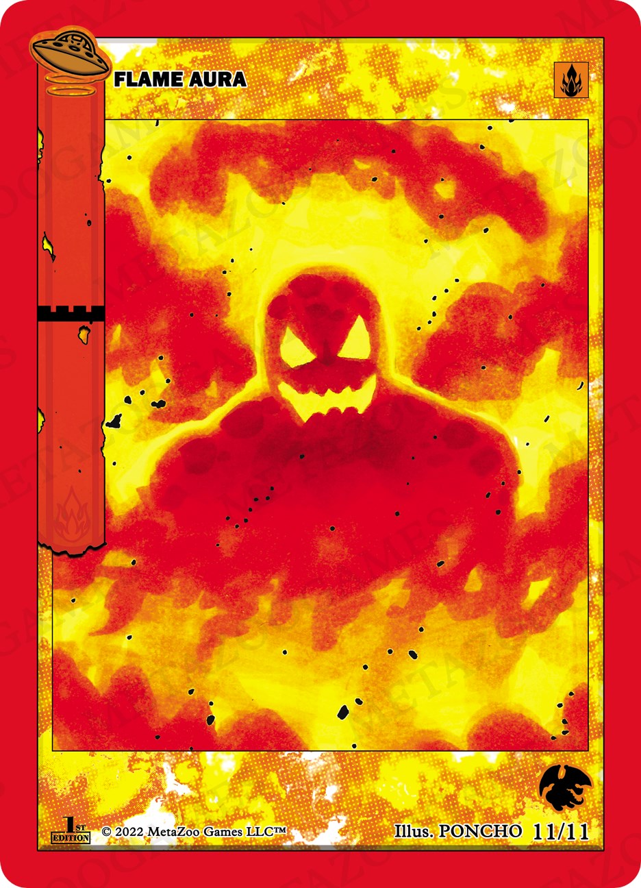 Flame Aura [Cryptid Nation: UFO First Edition Tribal Theme Decks] | Total Play