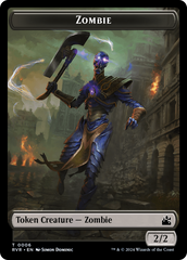 Bird // Zombie Double-Sided Token [Ravnica Remastered Tokens] | Total Play