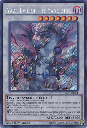 Yazi, Evil of the Yang Zing [NECH-EN051] Secret Rare | Total Play