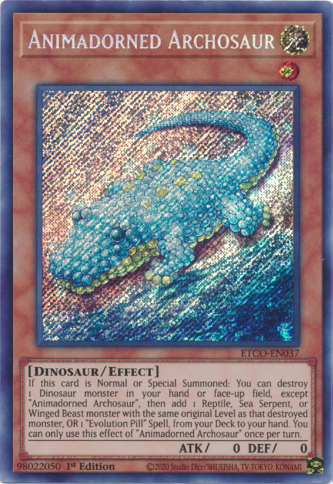 Animadorned Archosaur [ETCO-EN037] Secret Rare | Total Play