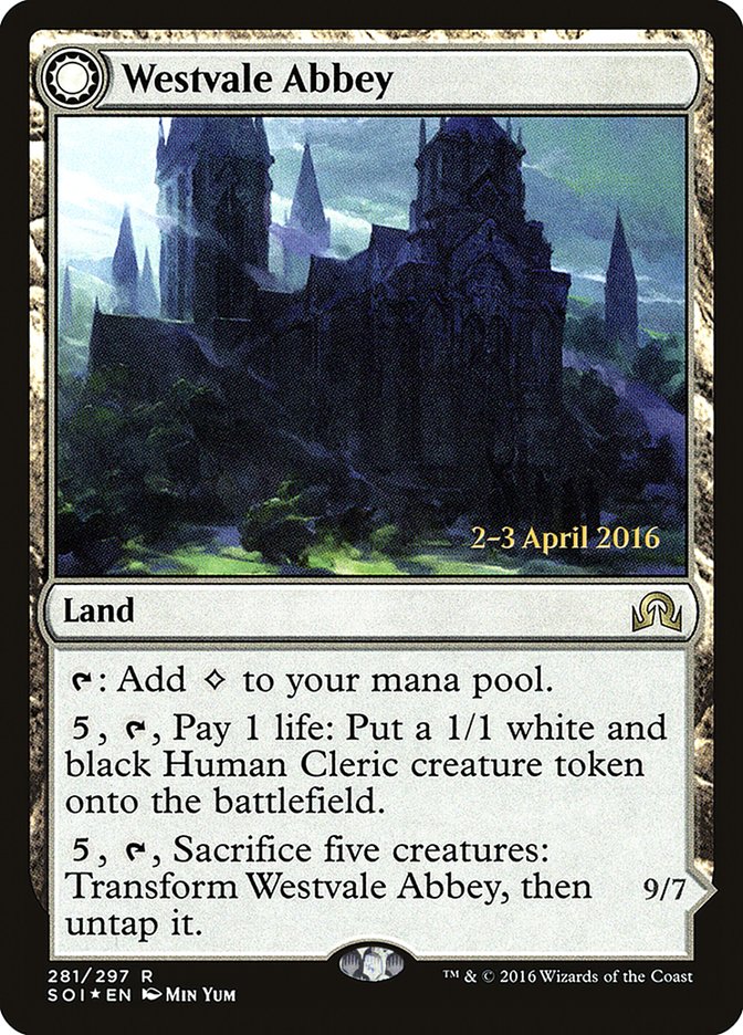 Westvale Abbey // Ormendahl, Profane Prince [Shadows over Innistrad Prerelease Promos] | Total Play