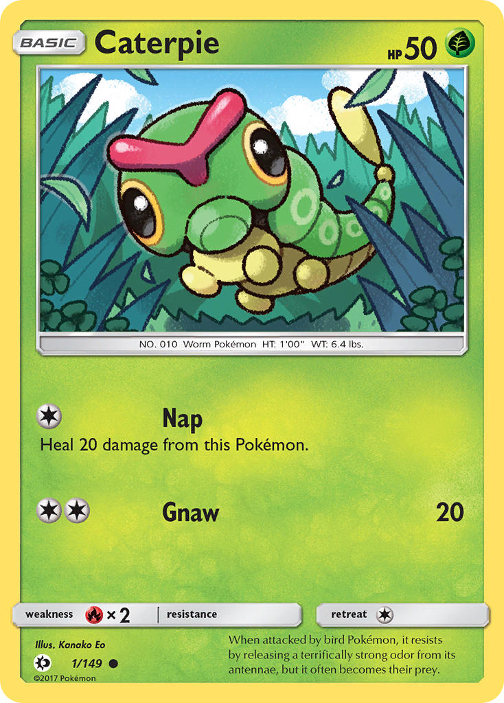 Caterpie (1/149) [Sun & Moon: Base Set] | Total Play