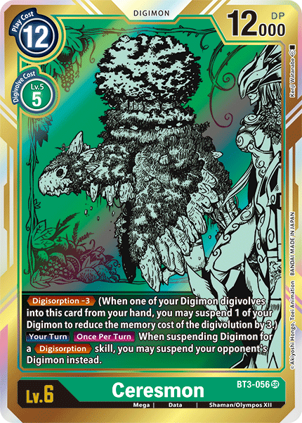 Ceresmon [BT3-056] (Alternate Art) [Release Special Booster Ver.1.5] | Total Play