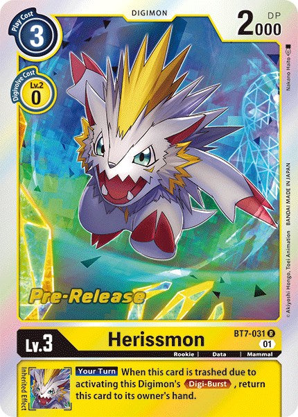Herissmon [BT7-031] [Next Adventure Pre-Release Cards] | Total Play