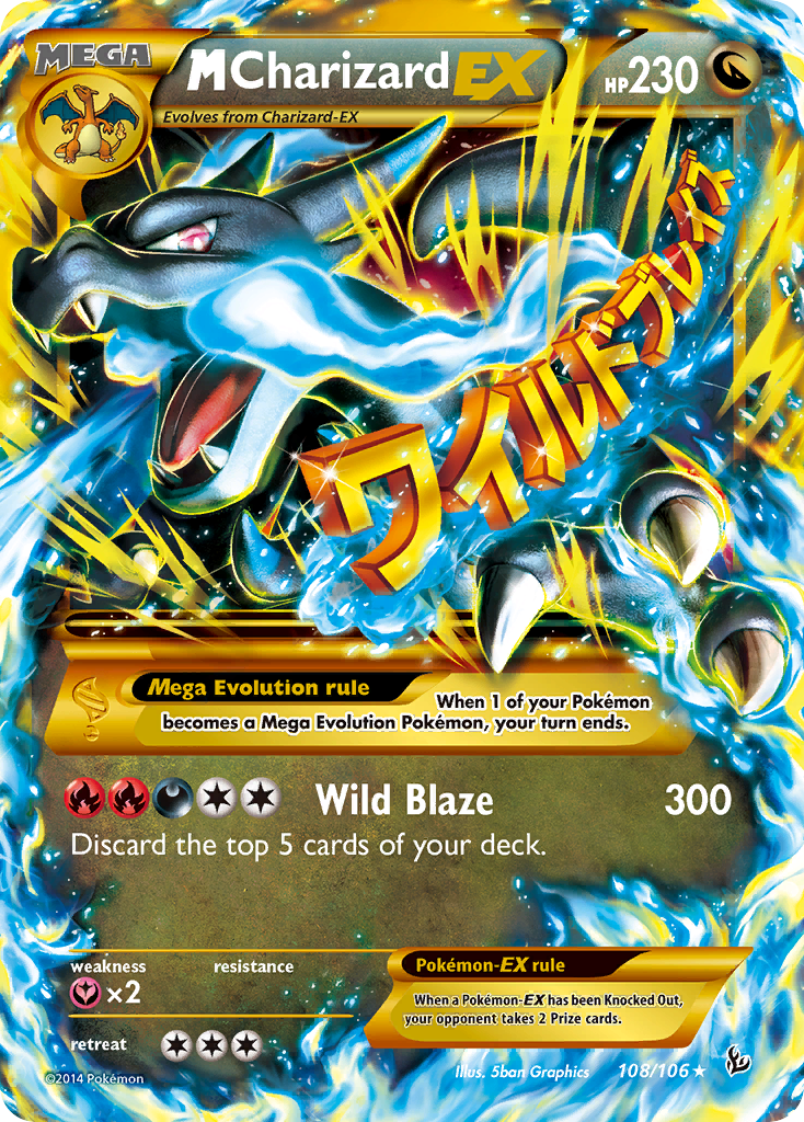 M Charizard EX (108/106) [XY: Flashfire] | Total Play