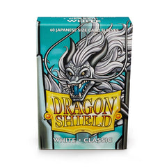 Dragon Shield: Japanese Size 60ct Sleeves - White (Classic) | Total Play