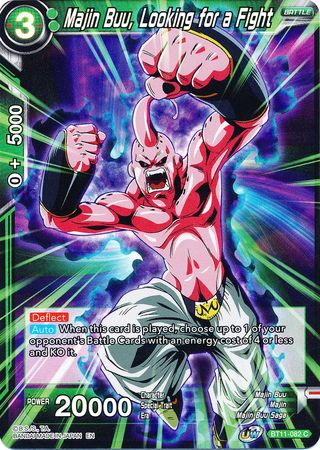 Majin Buu, Looking for a Fight (BT11-082) [Vermilion Bloodline 2nd Edition] | Total Play