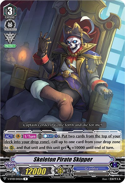 Skeleton Pirate Skipper (V-BT09/045EN) [Butterfly d'Moonlight] | Total Play