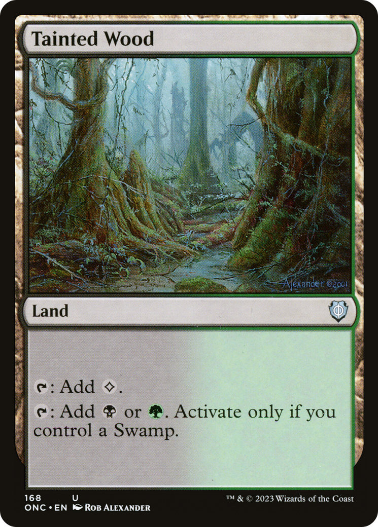 Tainted Wood [Phyrexia: All Will Be One Commander] | Total Play