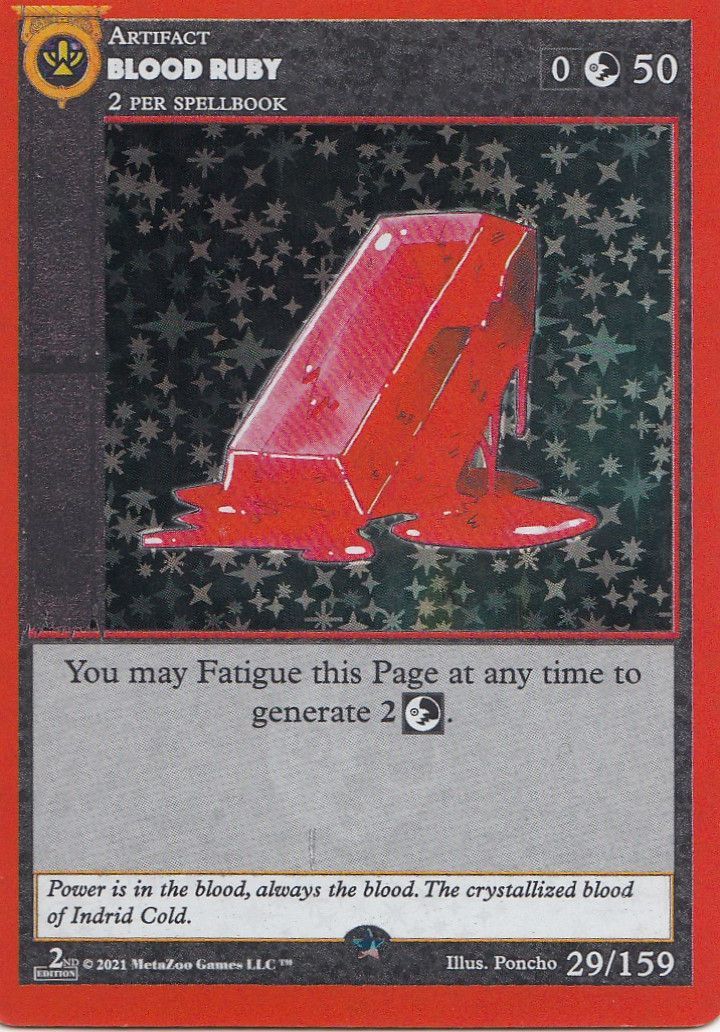 Blood Ruby [Cryptid Nation: Second Edition] | Total Play