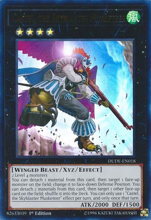 Castel, the Skyblaster Musketeer [DUDE-EN018] Ultra Rare | Total Play