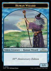 Human Wizard Token [30th Anniversary Tokens] | Total Play