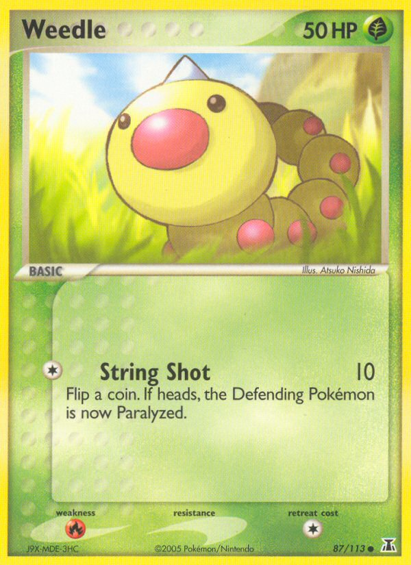 Weedle (87/113) [EX: Delta Species] | Total Play