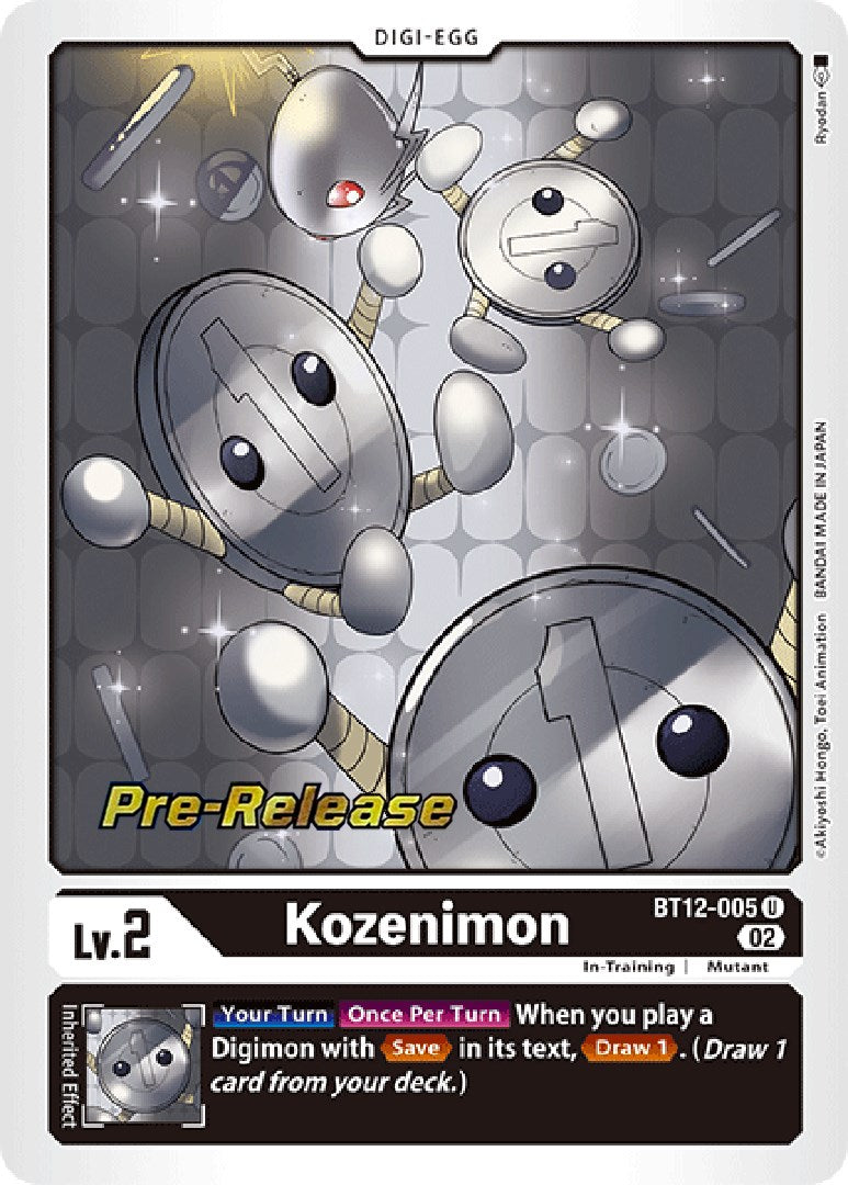 Kozenimon [BT12-005] [Across Time Pre-Release Cards] | Total Play