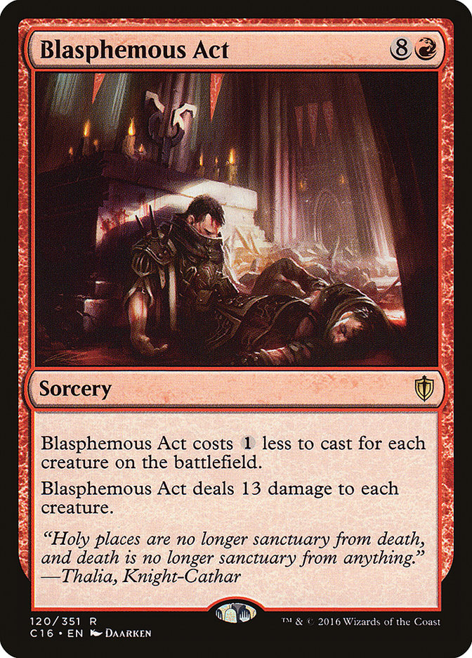 Blasphemous Act [Commander 2016] | Total Play