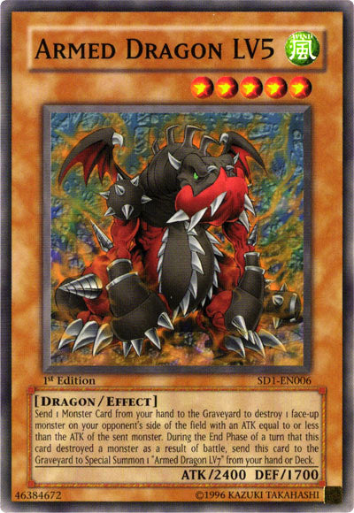 Armed Dragon LV5 [SD1-EN006] Common | Total Play