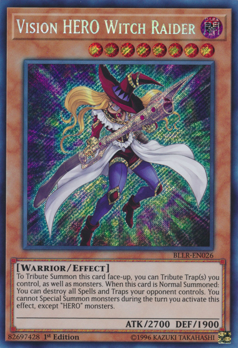 Vision Hero Witch Raider [BLLR-EN026] Secret Rare | Total Play