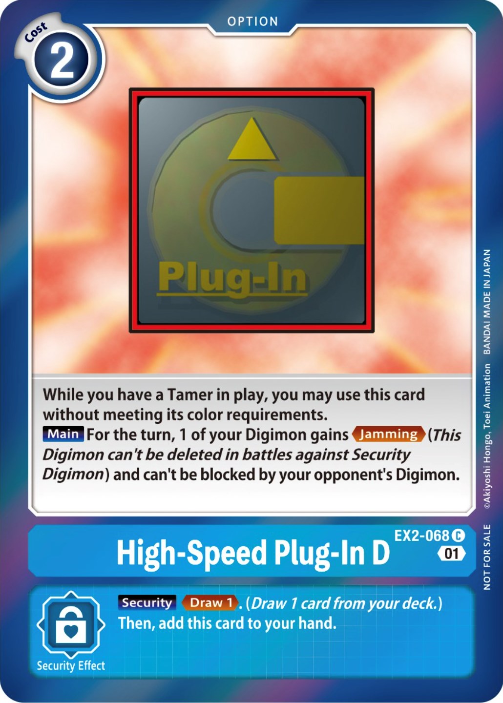High-Speed Plug-In D [EX2-068] (Event Pack 4) [Digital Hazard Promos] | Total Play