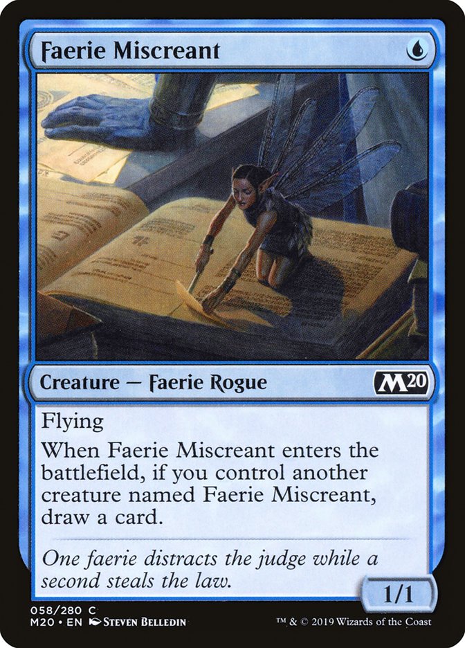 Faerie Miscreant [Core Set 2020] | Total Play