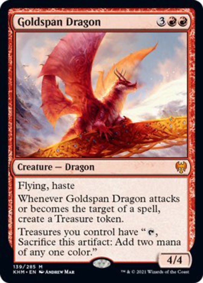 Goldspan Dragon [Kaldheim] | Total Play